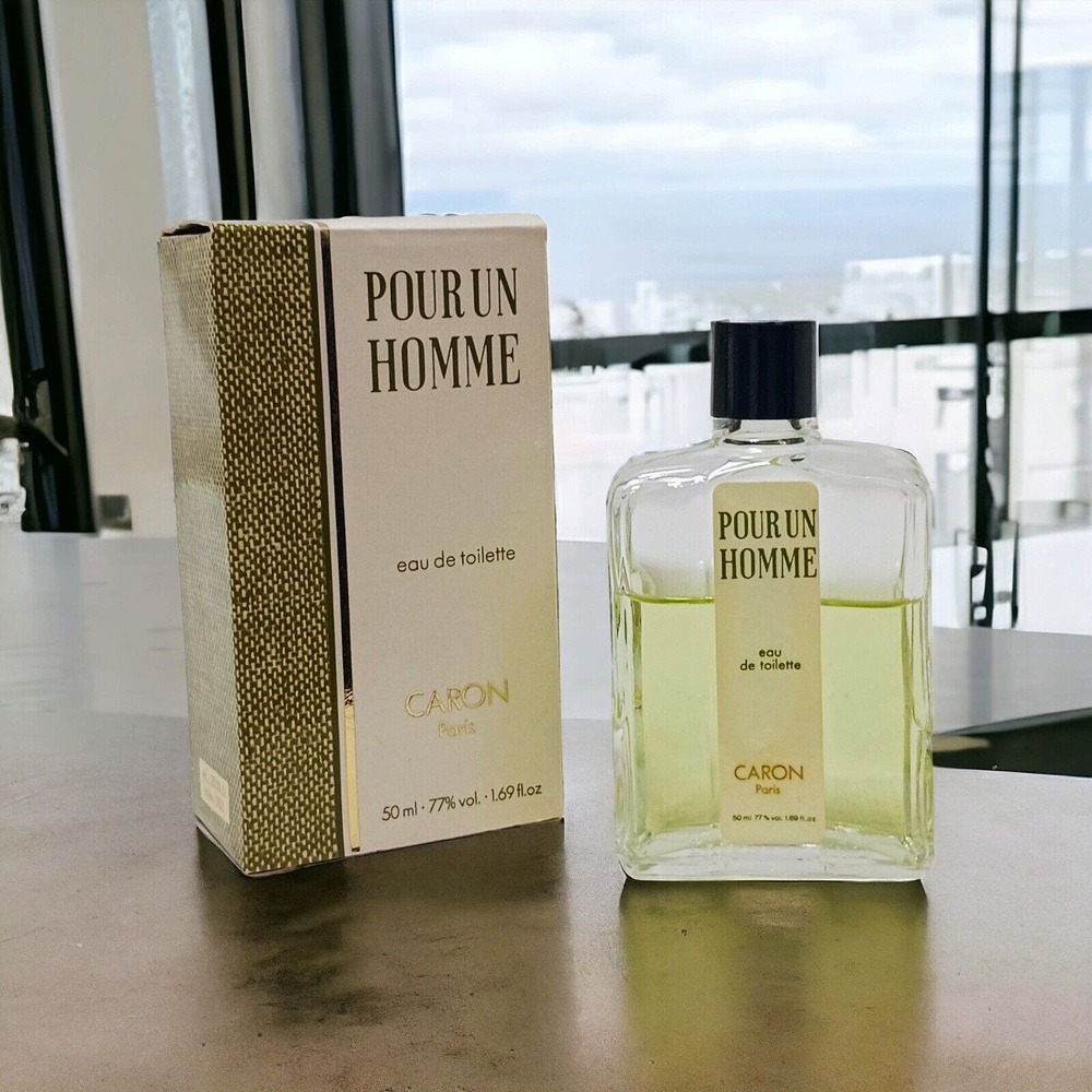 CARON PARIS Vintage with BOX POUR UN HOMME EAU De TOILETTE SPLASH‎ 1.69 oz 50 ml